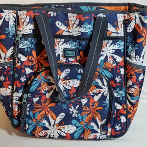 Levi Floral Print Bag & laptop Case (2 bags!)